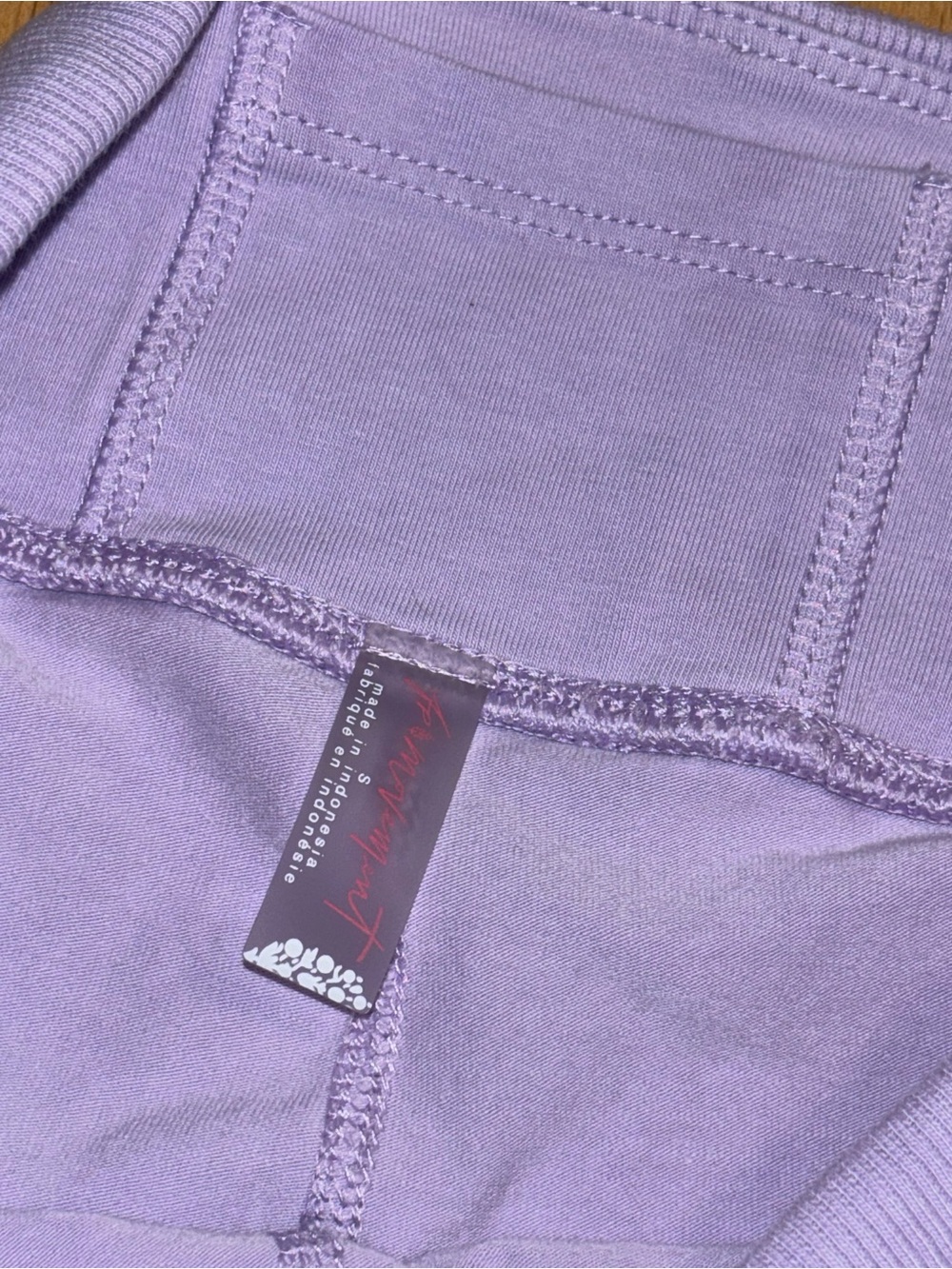 Free People Movement Lilac Biker Shorts Small Cotton Stretch Pull On Activewear - Picture 2 of 8